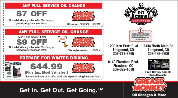 grease monkey coupons windsor co